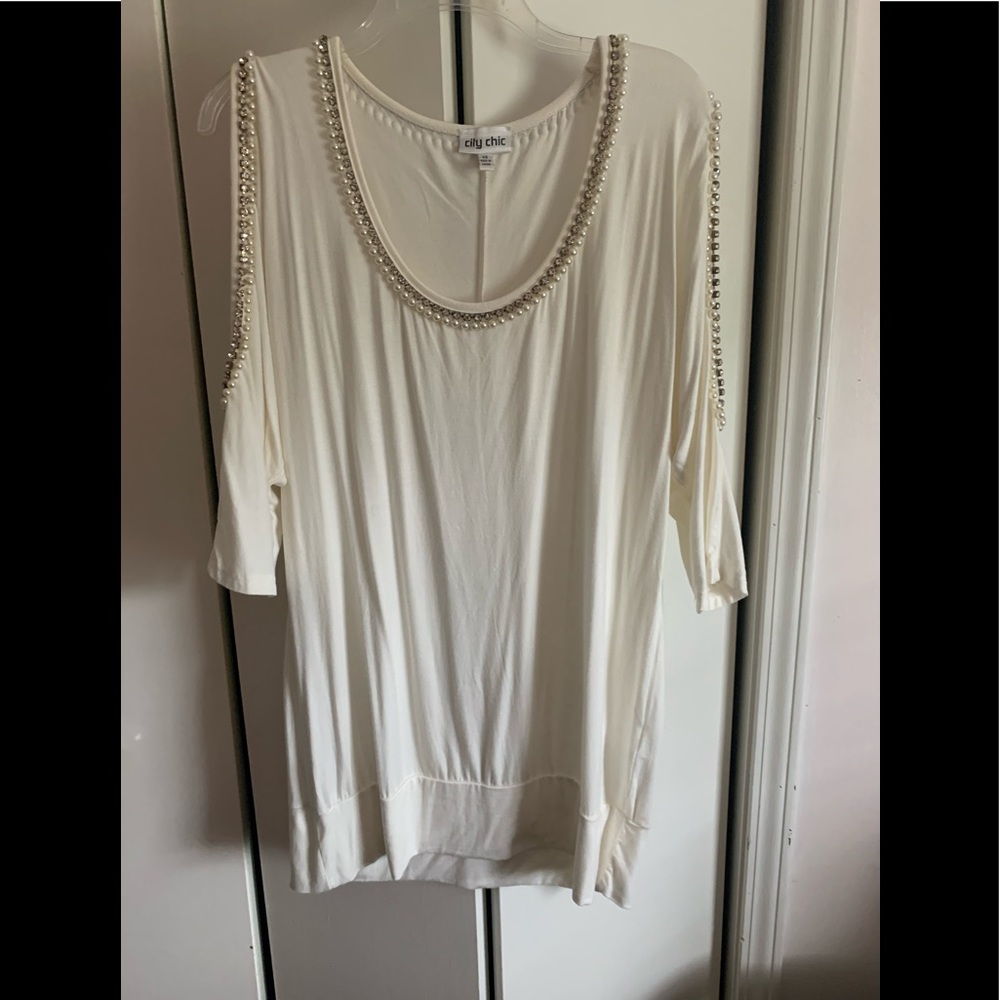 Dressy white shirt